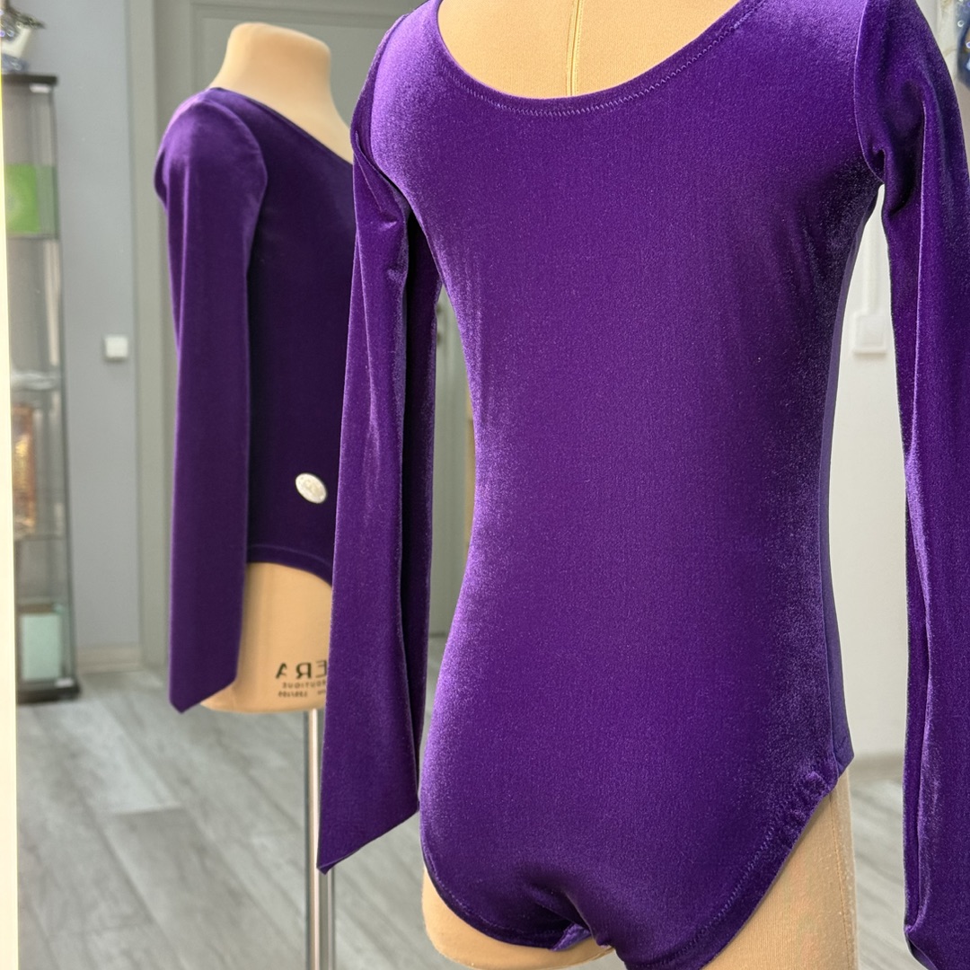 Костюм с рукавами для художественной гимнастики EDsport арт. 145